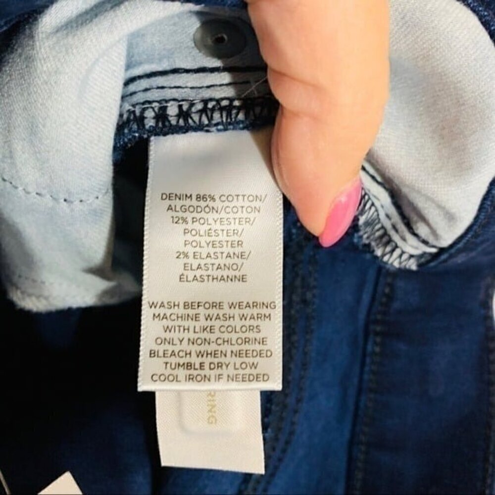 Loft NWT Cozy High Rise Denim Leggings in … - Picture 12 of 12